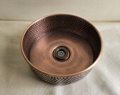Antique Copper Vessel Sink – Handmade Moroccan Washbasin