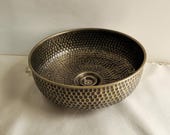 Deep Antique Brass Vessel Sink