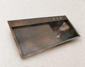Brass Kitchen Sink with Drainboard