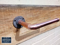 Copper Pipe Toilet Roll Holder - Rustic / Industrial / Vintage - 22mm Thick Pipe