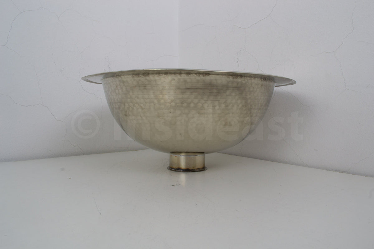 Handcrafted Solid German Silver Sink, Drop In Customizable German Silver Sink (14,5”)