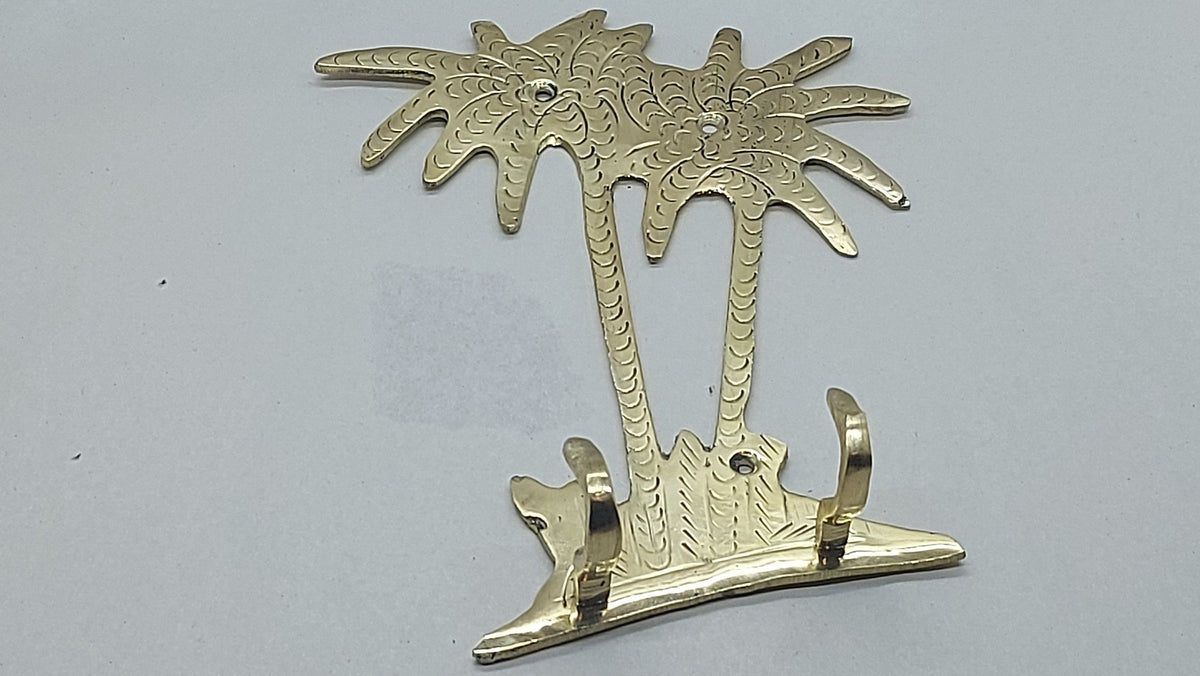 Brass Key Holder For Wall - Entryway Key Holder - Key Hook For Wall - 100% Moroccan