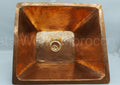 Pyramid Rustic Copper Sink - Hammered Farmhouse Copper Sink Vanity