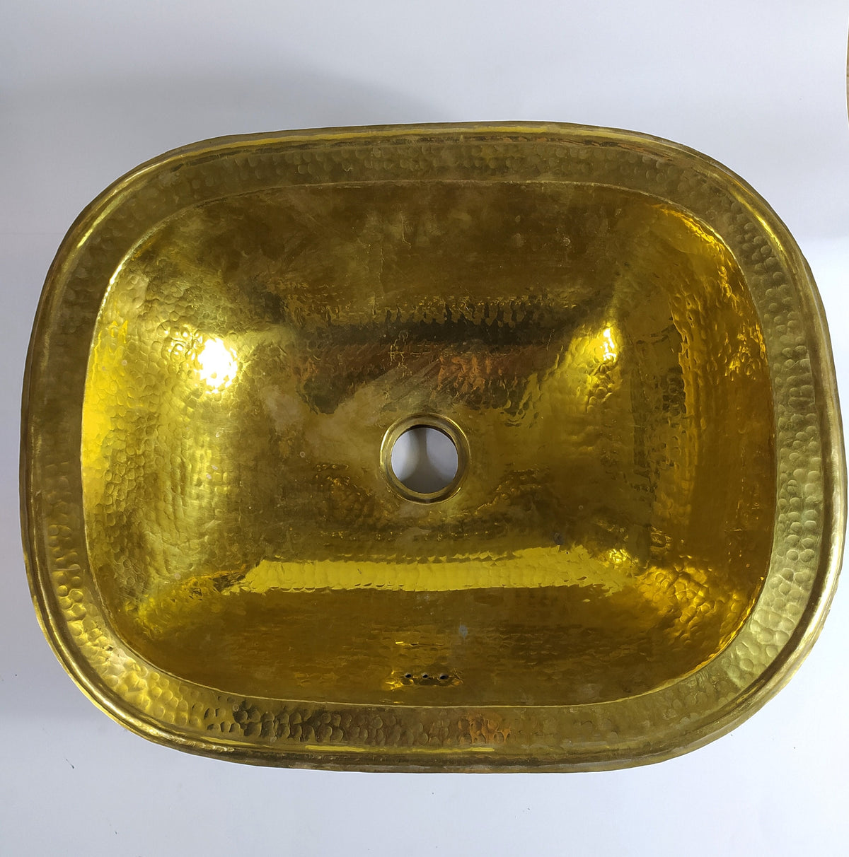Handcrafted Drop-in Sink With Single Hole Faucet