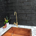 Single Handle Faucet – Unlacquered Solid Brass