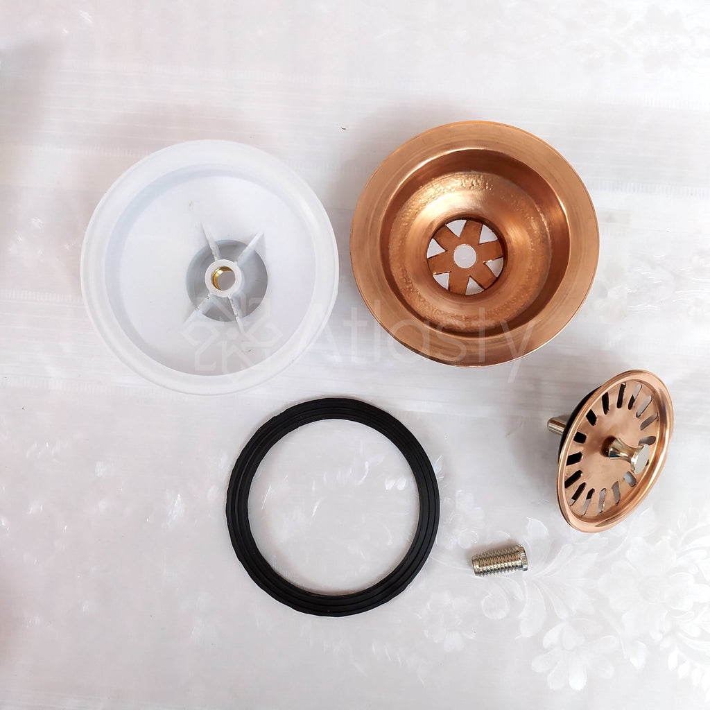 Hammered Solid Copper Kitchen Sink
