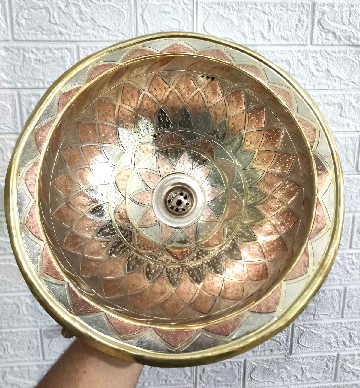 Solid Brass Copper Single Dropped in Sink / Solid Brass Sink