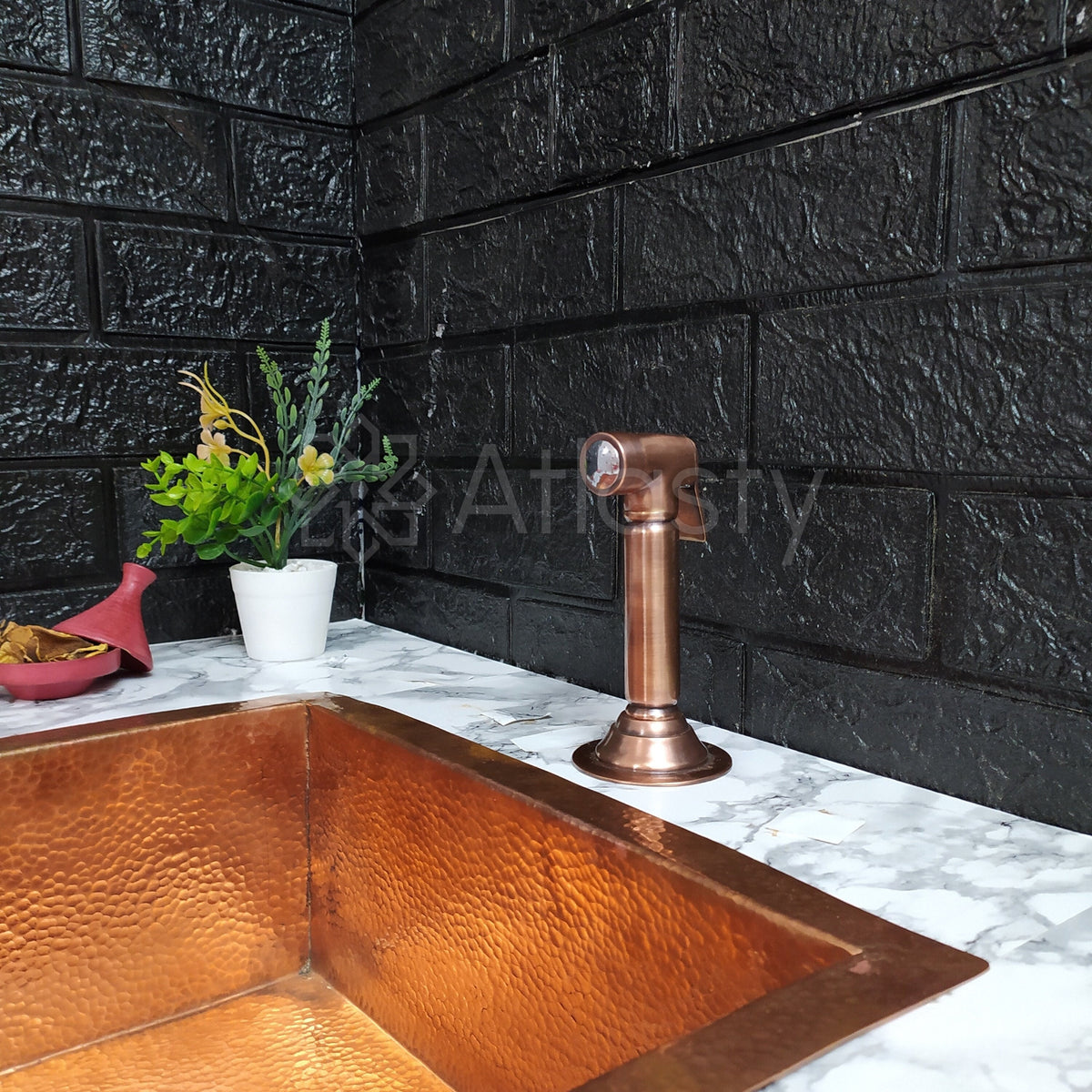 Handmade Solid Copper Kitchen Sprayer