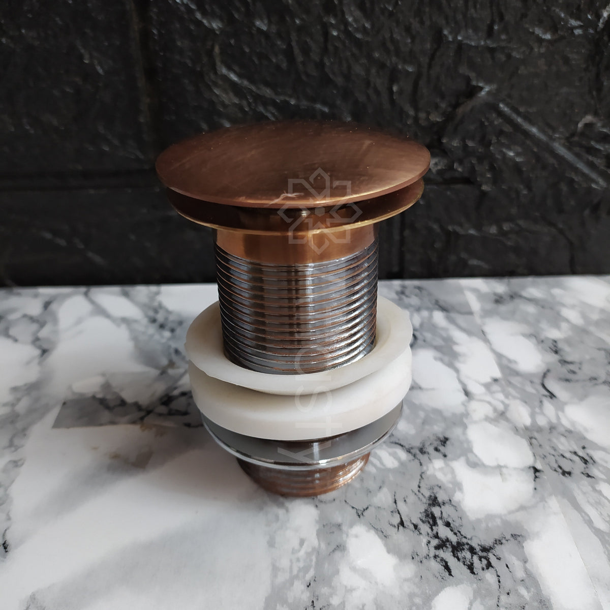 Handmade Unlacquered Copper Sink Strainer Stopper