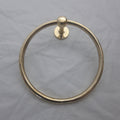 Solid Brass Bathroom Towel Rack, Handcrafted Towel Holder - For Powder Room
