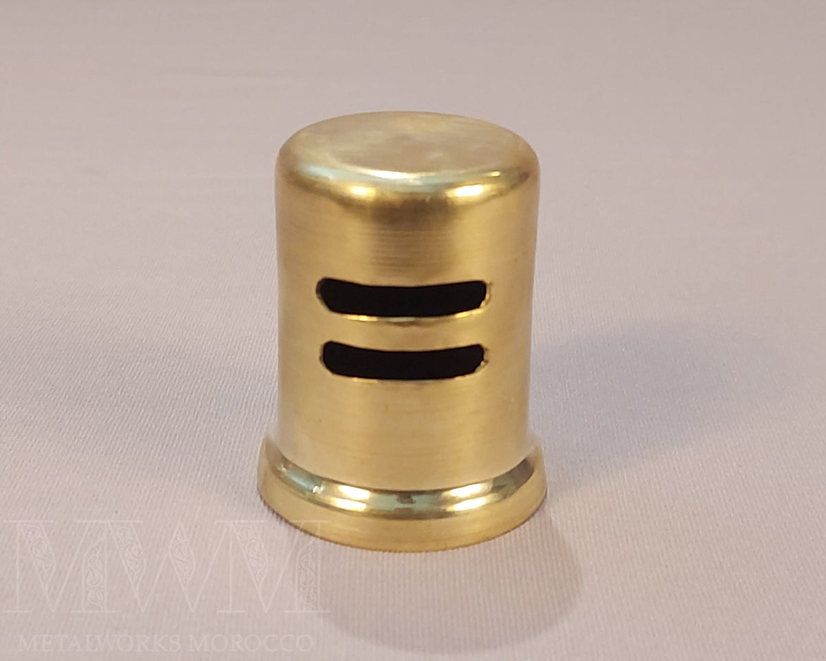 Unlacquered Brass Air Gap Dishwasher Cover - Moroccan Handmade