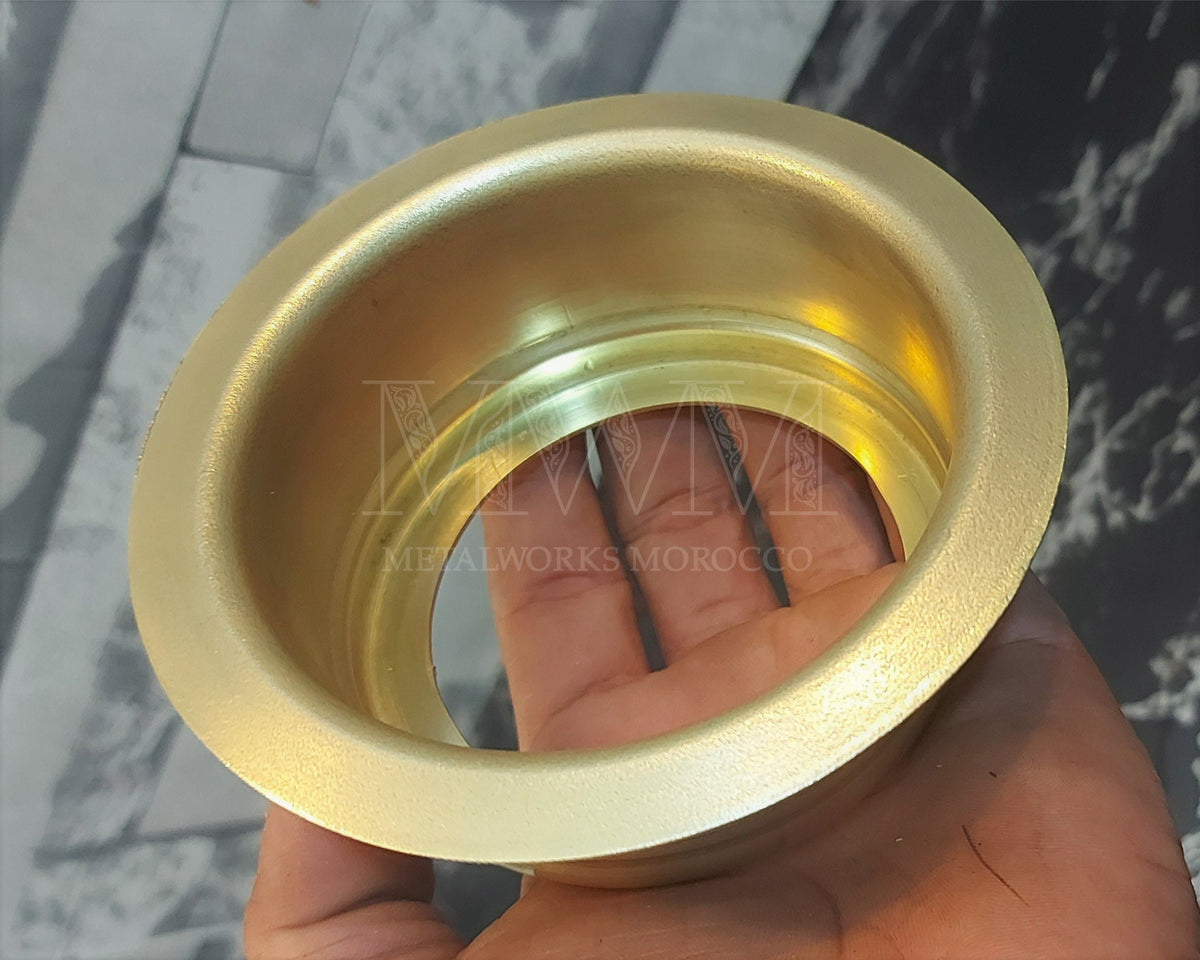 Unlacquered Brass Garbage Disposal Sink Flange - Handmade