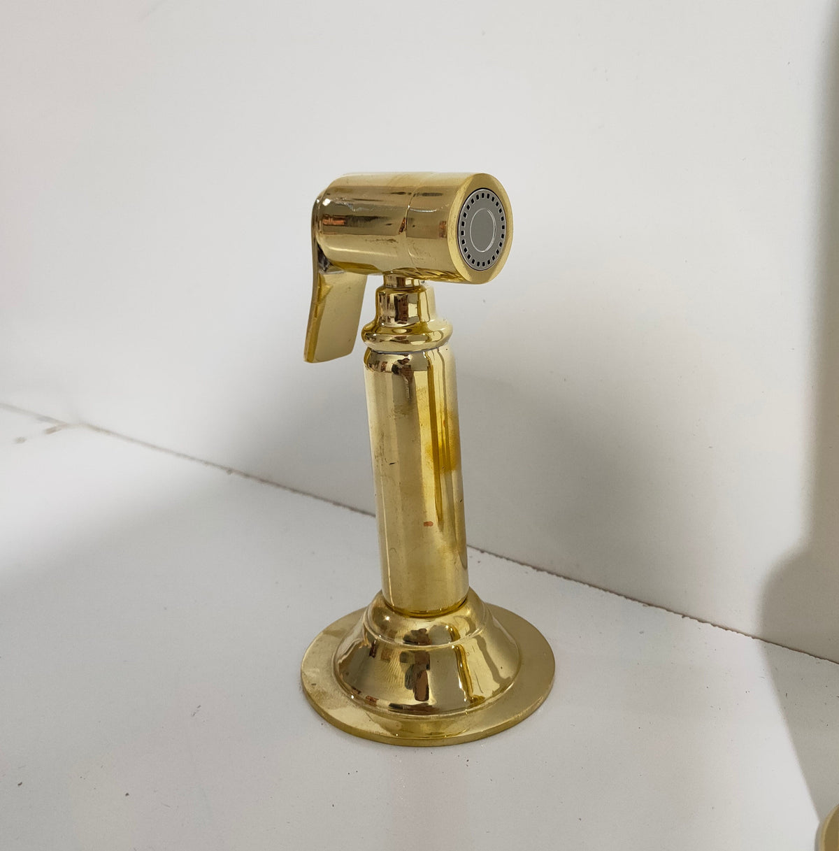 Unlacquered Brass Side Spray Kitchen, Solid Brass Sprayer With High Pressure