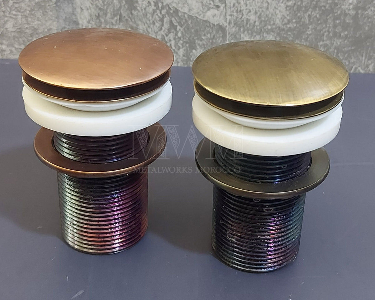 Vessel Sink Pop Up Drain Stopper - Oil Rubbed Bronze Or Antique Brass