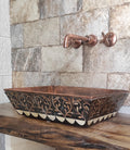 Vintage Copper Sink, Antique Sink Bathroom Vessel & Sink Faucet