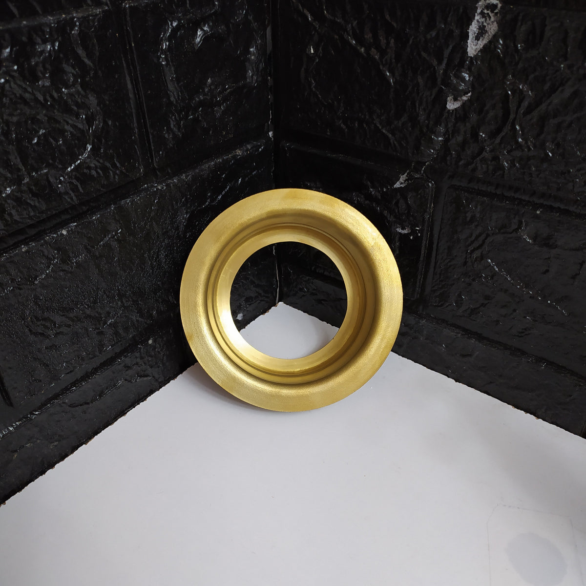 Handmade Unlacquered Brass Garbage Disposal Flange