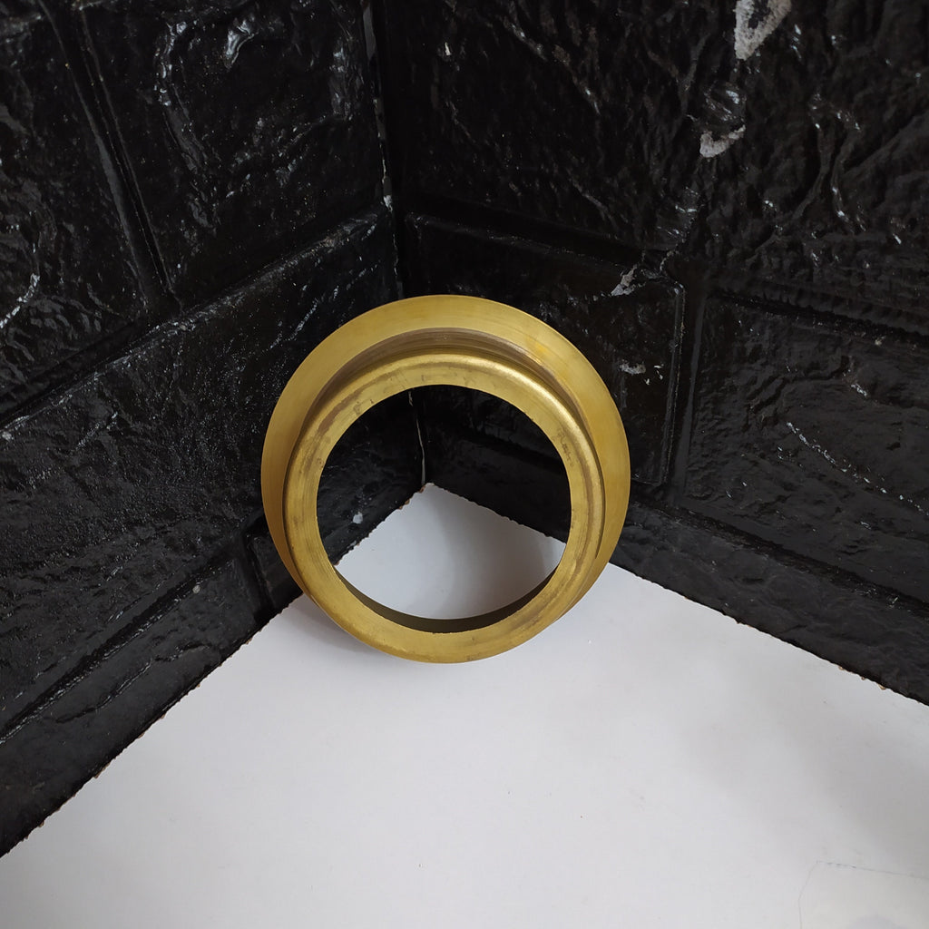 Handmade Unlacquered Brass Garbage Disposal Flange
