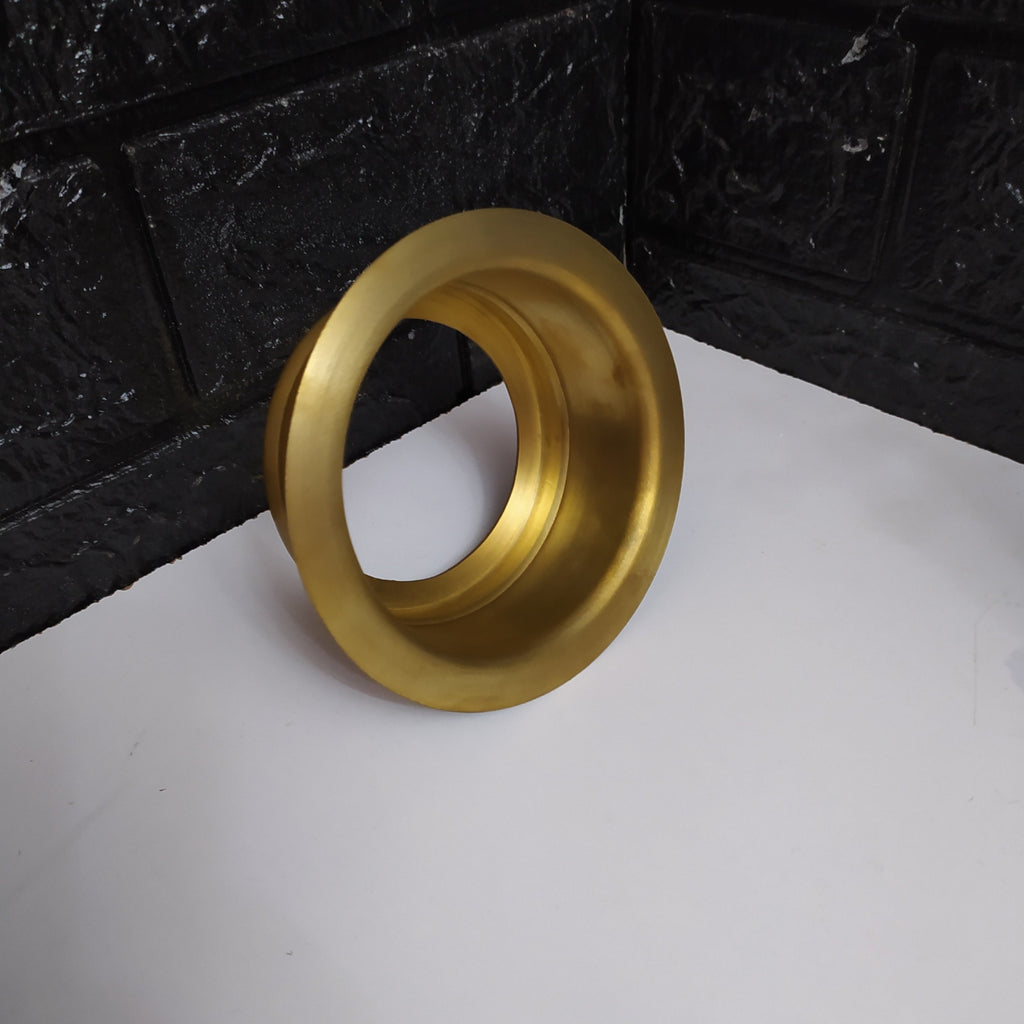 Handmade Unlacquered Brass Garbage Disposal Flange