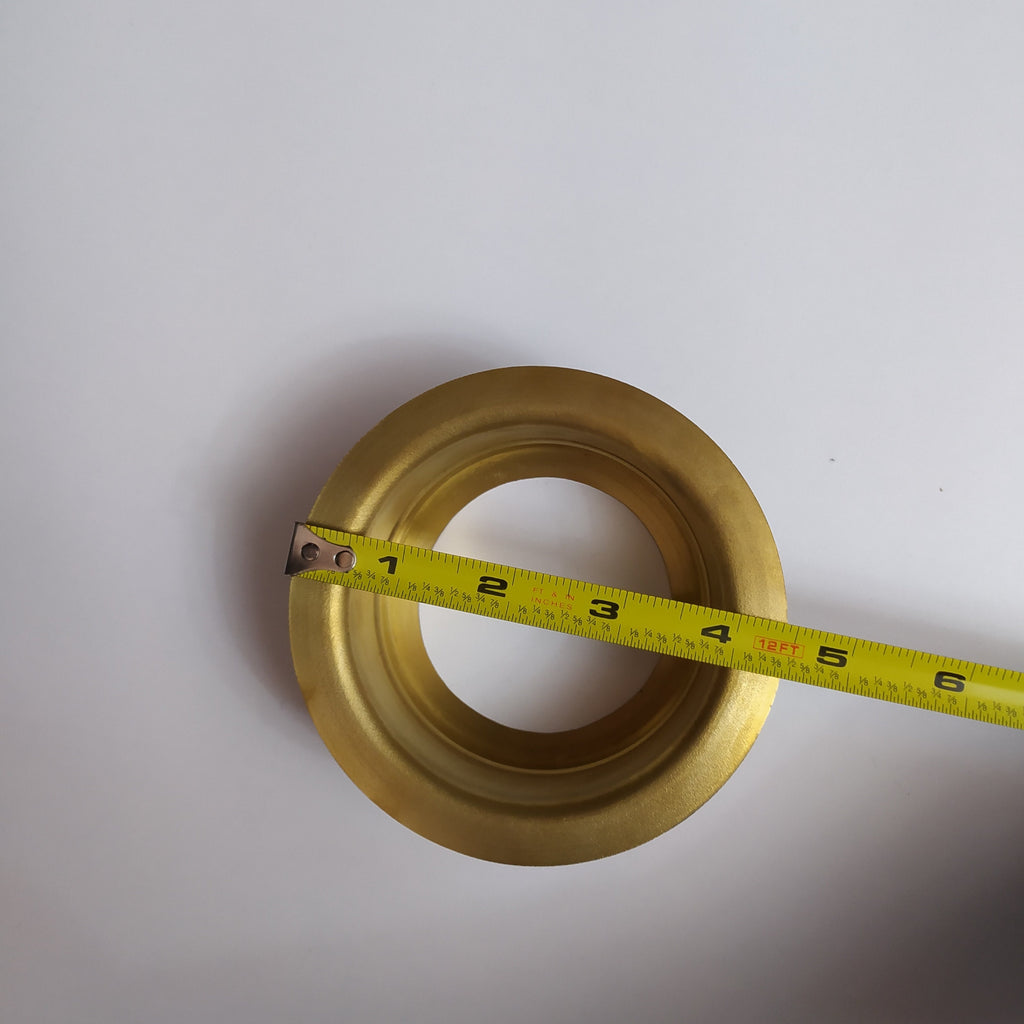 Handmade Unlacquered Brass Garbage Disposal Flange