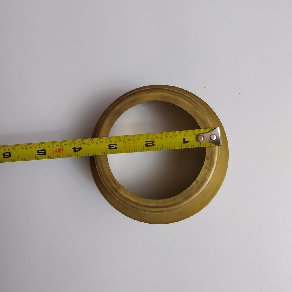 Handmade Unlacquered Brass Garbage Disposal Flange