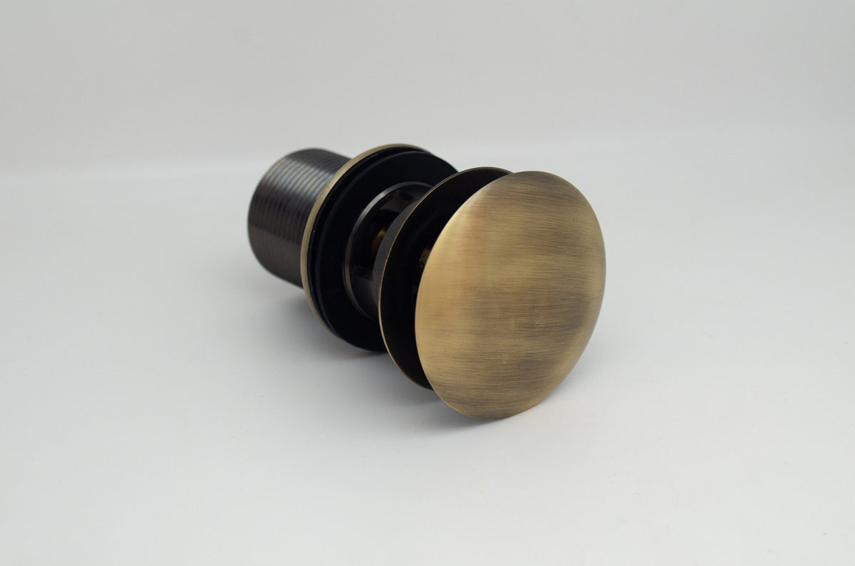Bronze Push Up Button drain – Pop Up Drain
