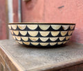 Solid Brass Single Basin Sink, Vessel Sink With Brass, Resin and Bone