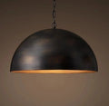 Handmade Brass Dome Pendant Light – Hammered Brass Ceiling Lamp – Moroccan Kitchen Lighting