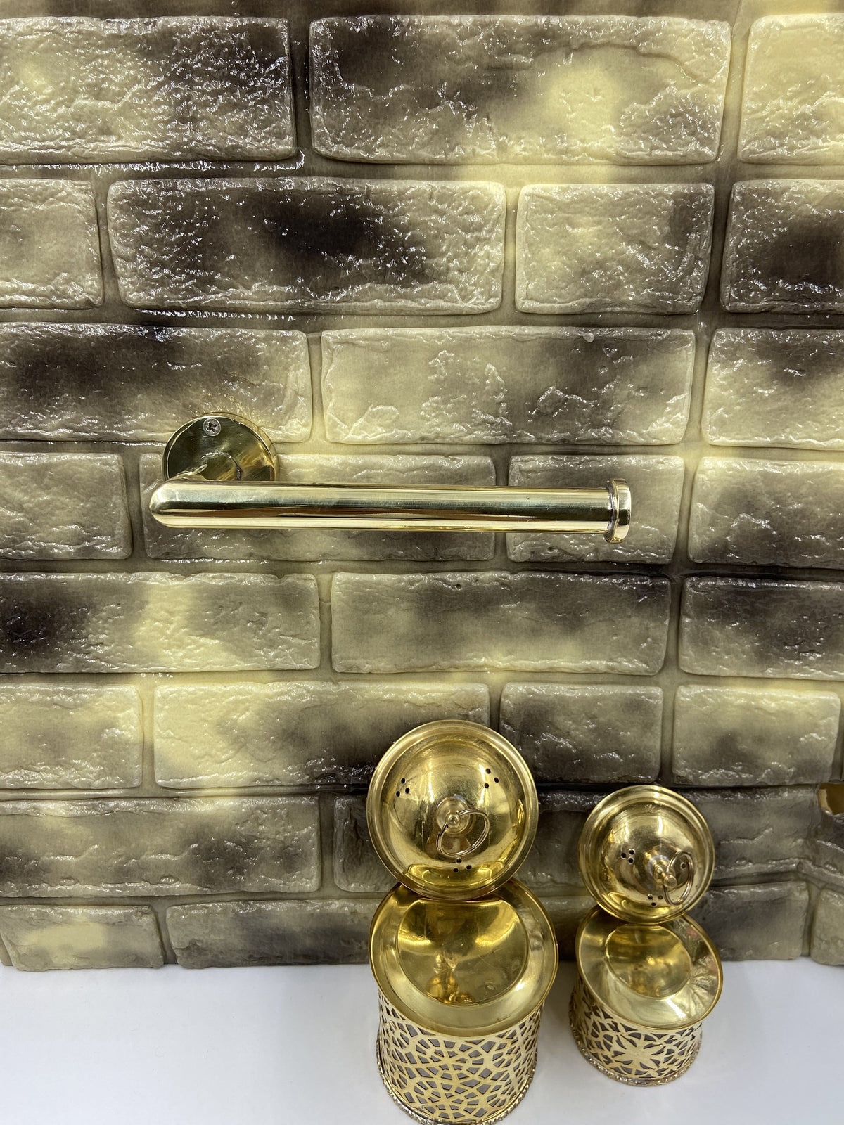 Toilet Tissue Holder - Toilet Paper Holder Modern Brass Tissue Holder/ Brass Towel Hanger/ Nordic Bathroom Decor/Toilet 