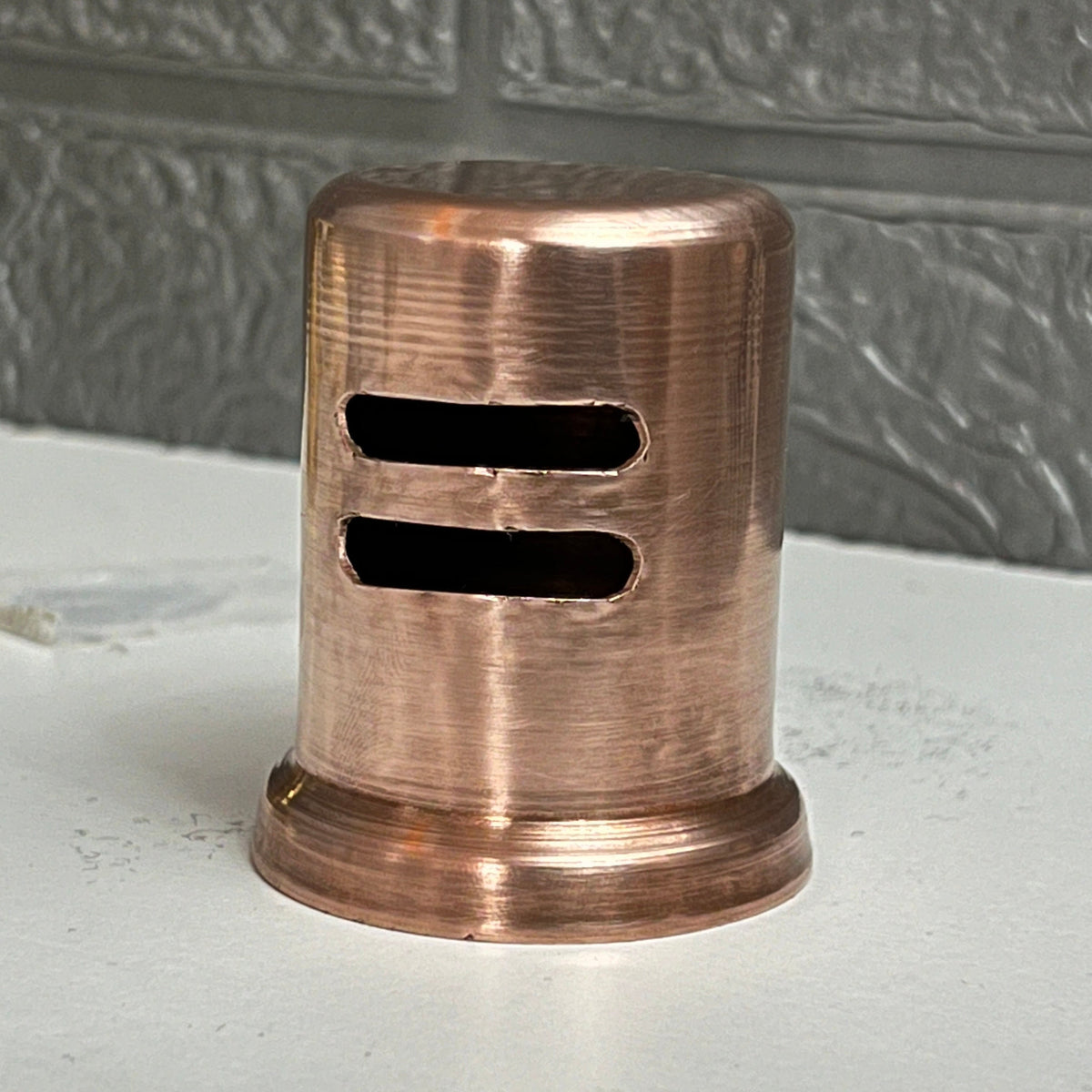 Copper Dishwasher Air Gap Cover