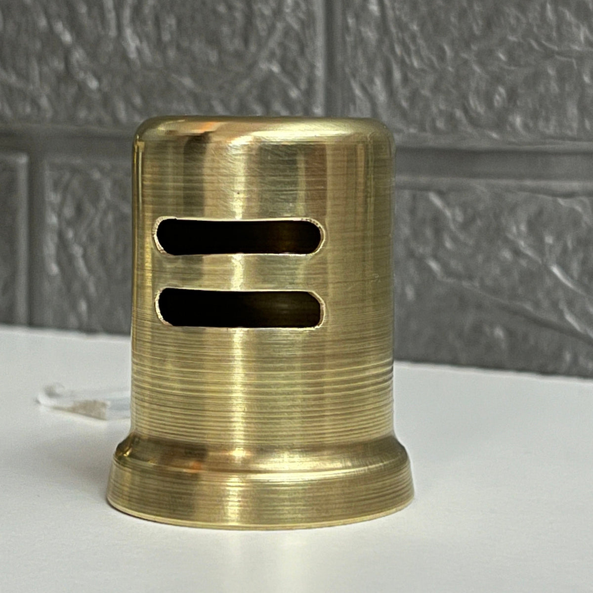 Unlacquered Brass Dishwasher Air Gap Cover