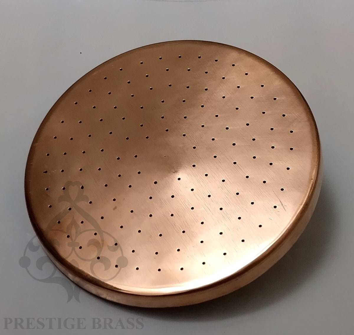 Unlacquered Solid Copper Rain Shower Head: Moroccan Construction