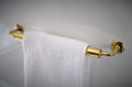 Handcrafted Unlacquered Brass Wall Mount Towel Bar