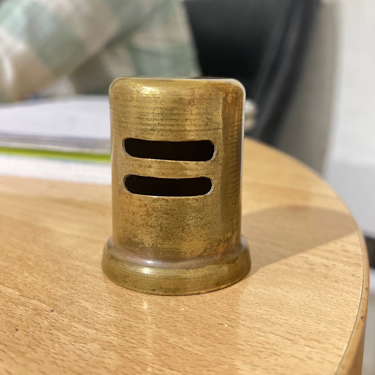 Unlacquered Brass Air Gap Cover, Kitchen Sink Utility, DishWasher Air Gap Cover