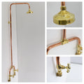 Handcrafted Copper Shower System