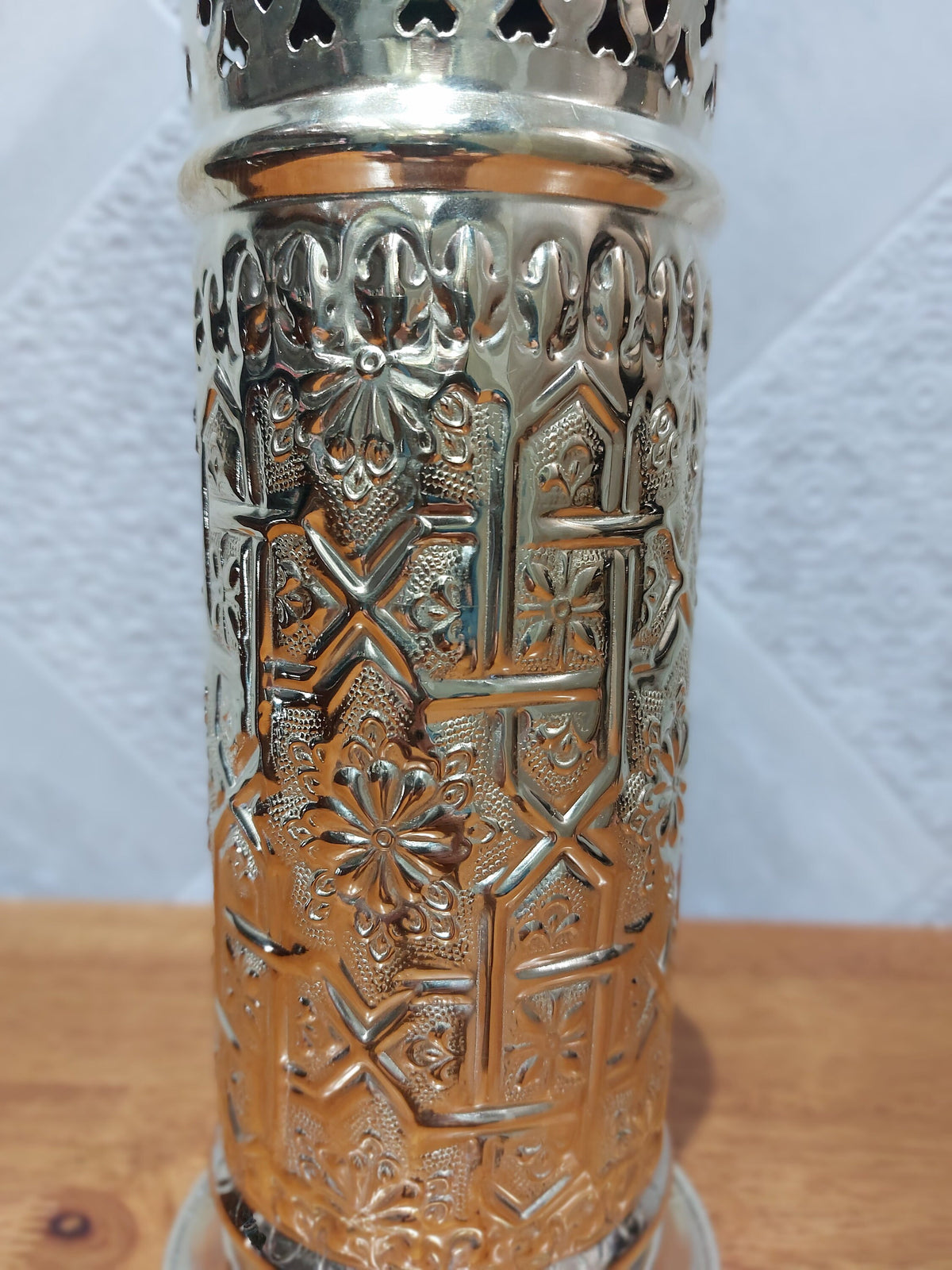 Handcrafted Antique Brass Toilet Bowl Brush and Moroccan Bathroom Brass Plastic Storage Basket Toilet Brushes Toilet Bru