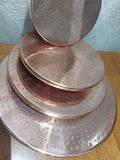 Unlacquered Solid Copper Rain Shower Head vintage, Handcrafted Showerhead-Works Outdoor and indoor Shower head