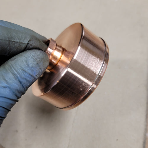 3" Copper Shower Head-Hand held-Vintage Showerhead