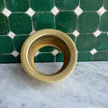 Unlacquered Brass Countertop Waste Chute, Brass Trash Grommet, Kitchen Garbage Collar, Counter Sink Hole Flange, Luxury 