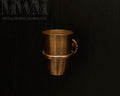 Antique Brass Wall-mounted Toothbrush Holder - Crafted Toothbrush Cup