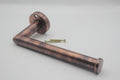 Copper Solid Brass Toilet Paper Holder, shape L Powder Room Roll Holder