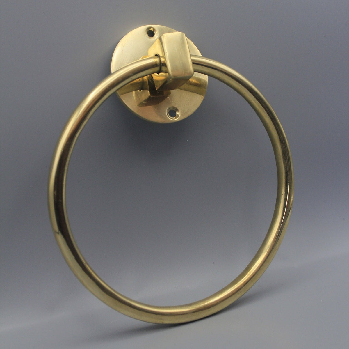 Solid Brass Bathroom Towel Rack, Handcrafted Towel Holder - For Powder Room