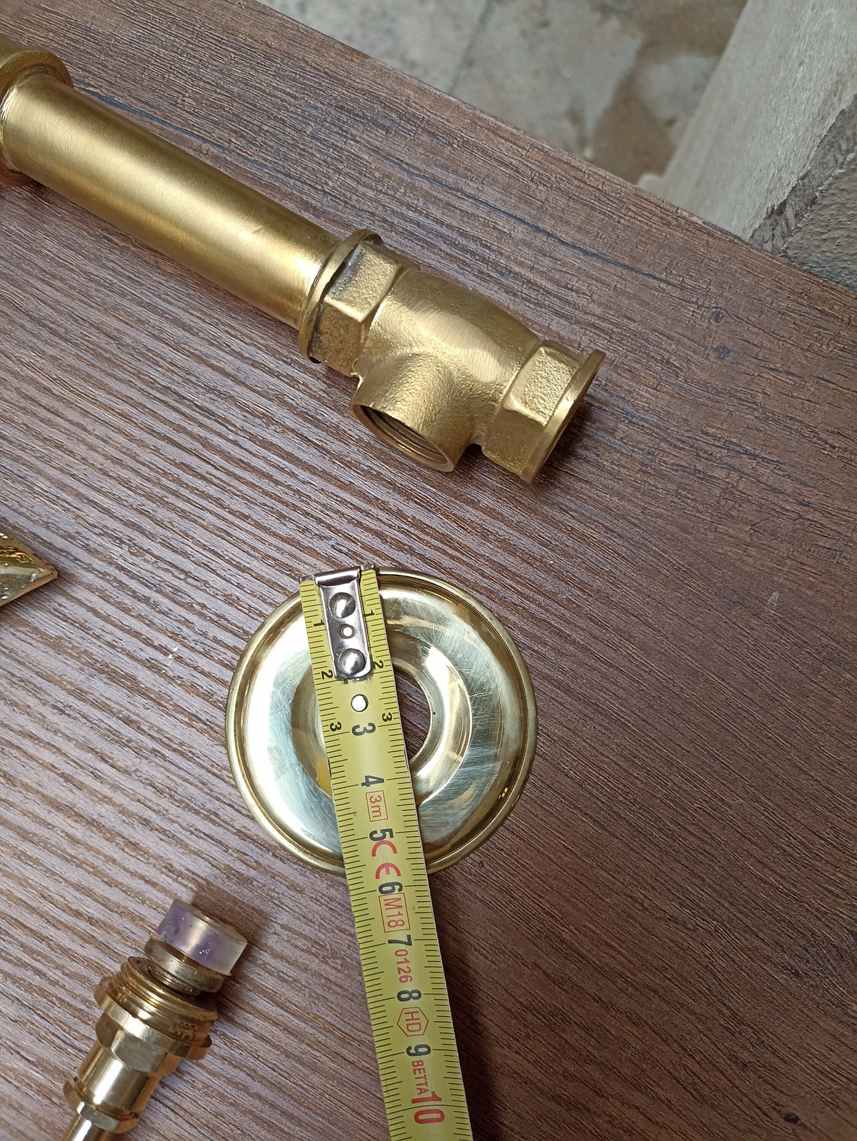 Regal Brass Lion Head Wall Mount Faucet: Garden Elegance Meets Functionality - Two Handles + Valve Included - Perfect Outdoor Water Fixture