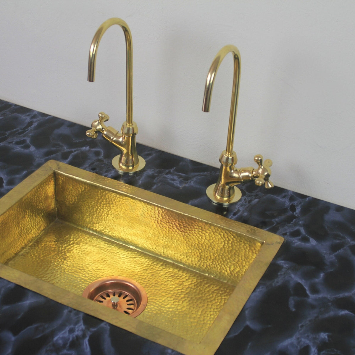 Unlacquered Brass Cold Water Faucet: Deck-Mount Single Hole Dispenser