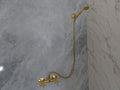 Solid Brass Shower Faucet With Handcrafted Handheld Shower