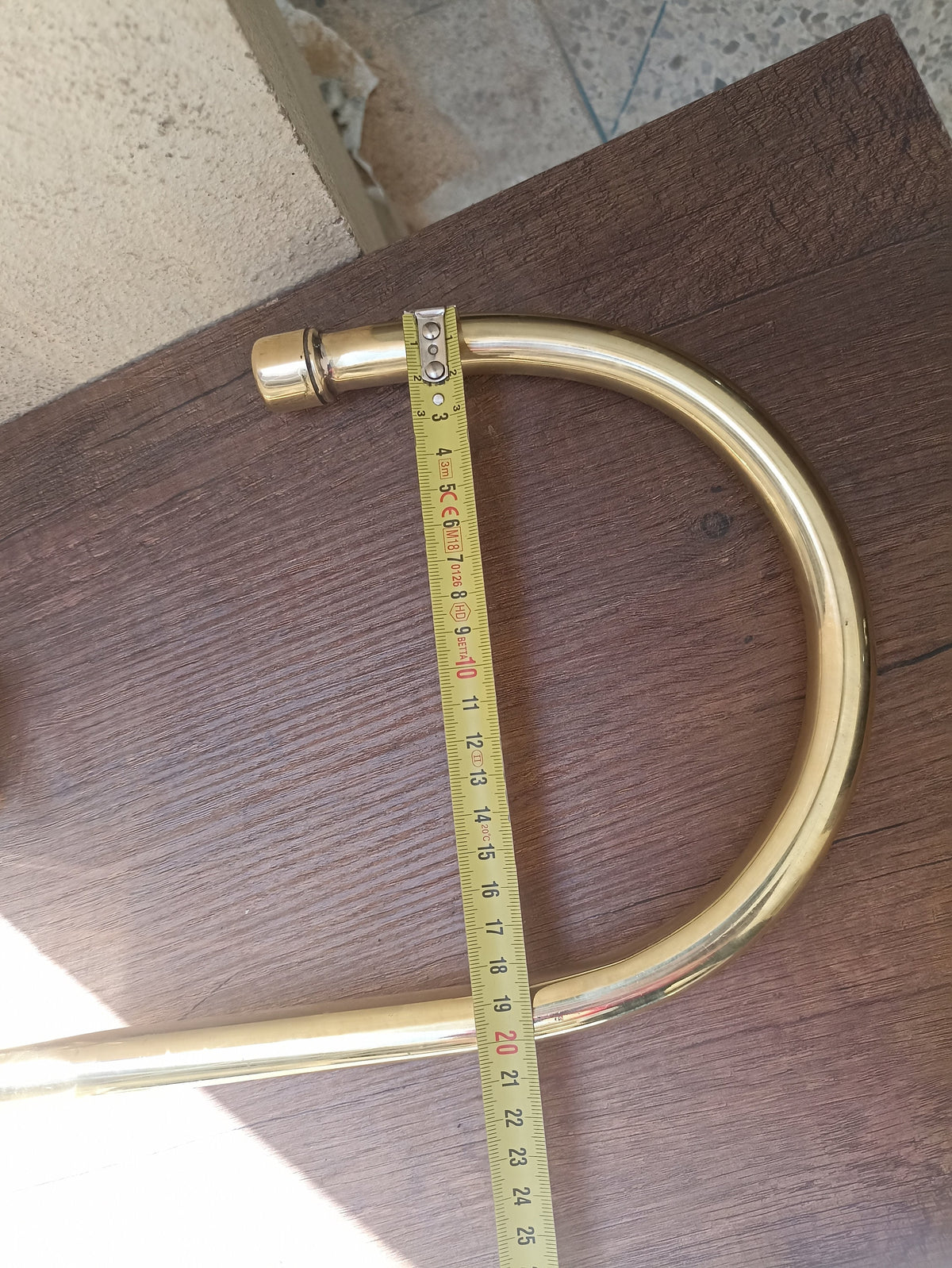 Personalizable Unlacquered Brass Bridge Kitchen Faucet - Custom Fit