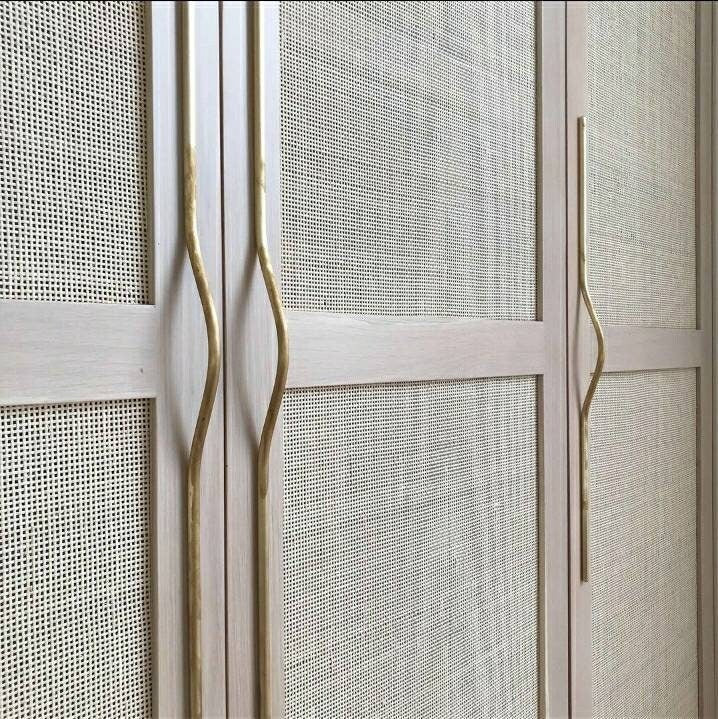 Modern Curved Arch Brass Cabinet Handles - Elevate Your Space