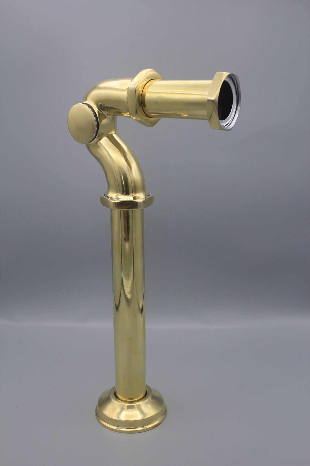 Solid Brass Sink Drain Stopper: U-Trap Set with Overflow