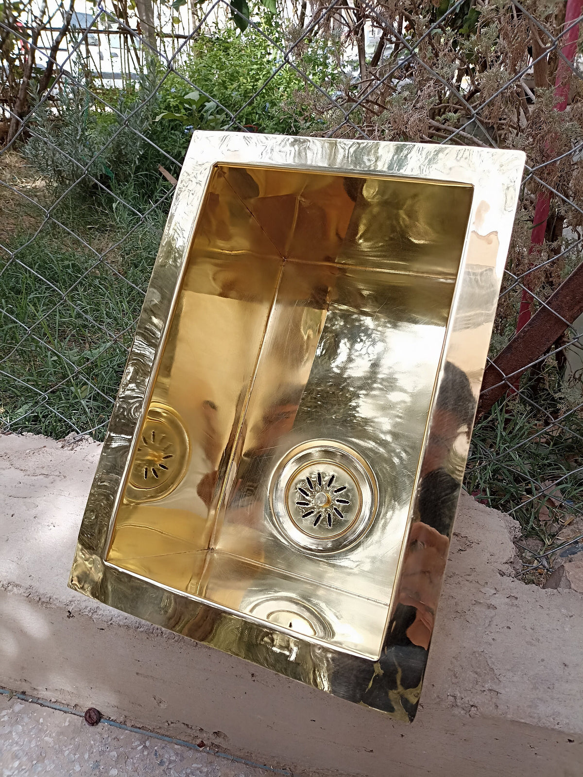 Unlacquered Brass Kitchen Sink: Timeless Elegance
