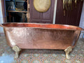Antique Copper Bathtub, Copper Slipper Bath, Bathroom Tub In Solid Copper, 100% Copper Handmade Bathtub