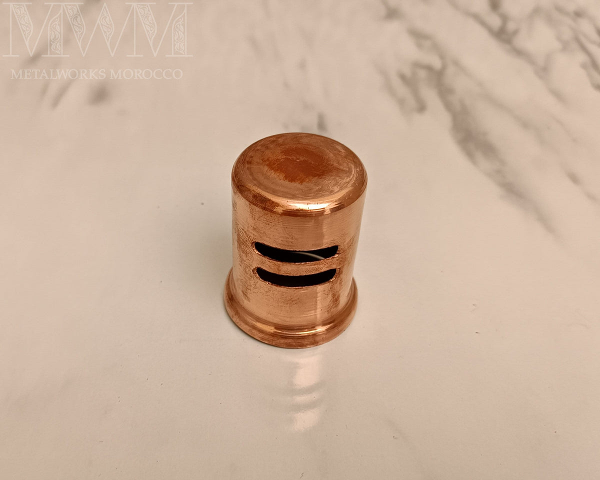 Handmade Copper Dishwasher Air Gap Cap For Kitchen Sink
